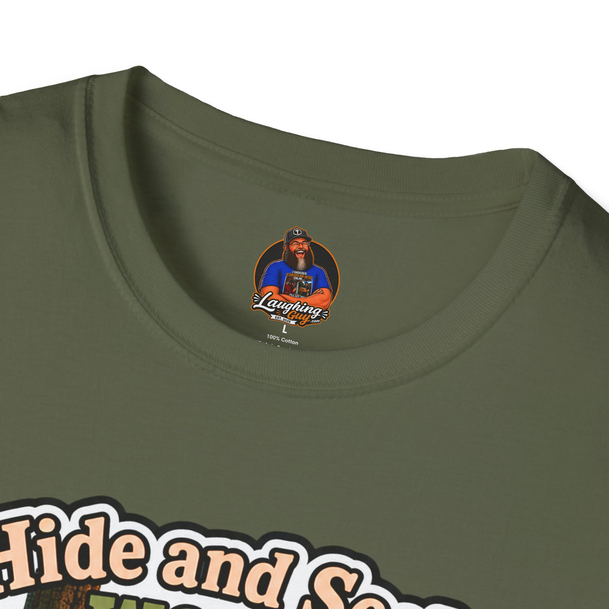 Hide and Seek World Champion Bigfoot T-Shirt, Funny Sasquatch Hiking Tee