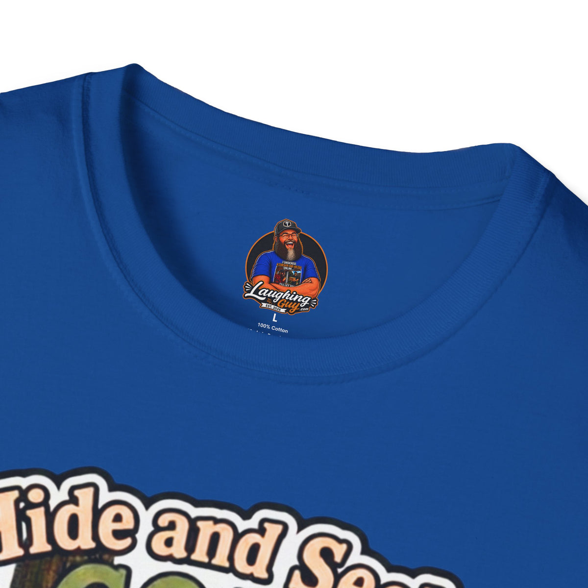 Hide and Seek GOAT Bigfoot T-Shirt, Funny Sasquatch Camping Tee
