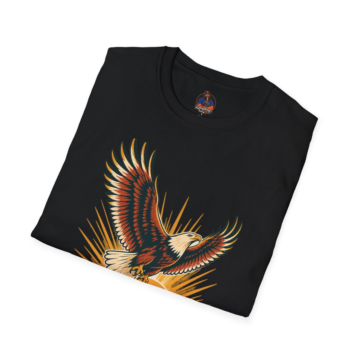 Isaiah 40:31 Eagle Shirt | Christian Mountain Graphic Tee | Renewed Strength Scripture T Shirt | Inspirational Faith Gift for Men and Women