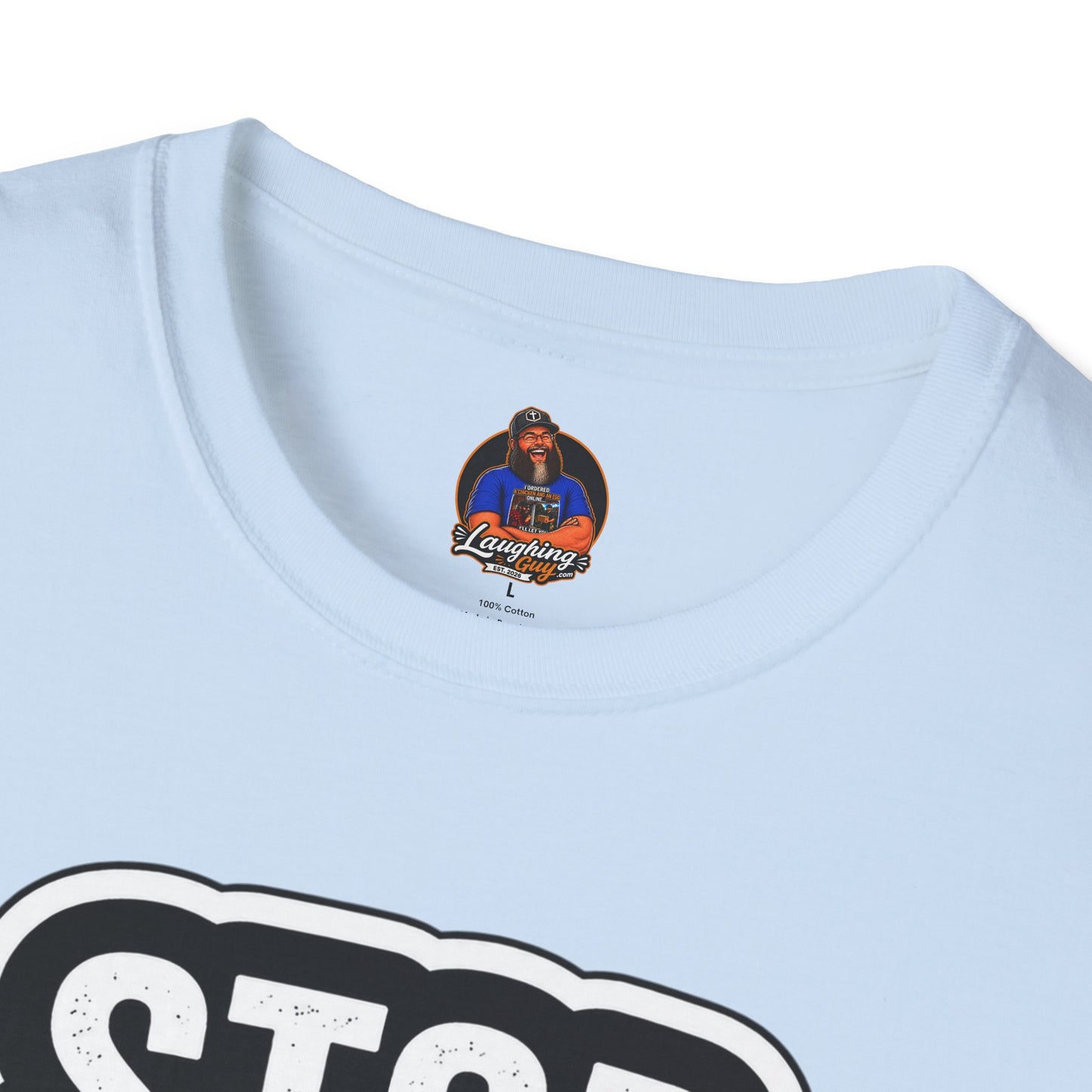Stop Staring at My Shirt T Shirt | Funny Sarcastic Graphic Tee | Bold Humor Gift for Men Women | Casual Unisex Statement Top | Birthday Gift