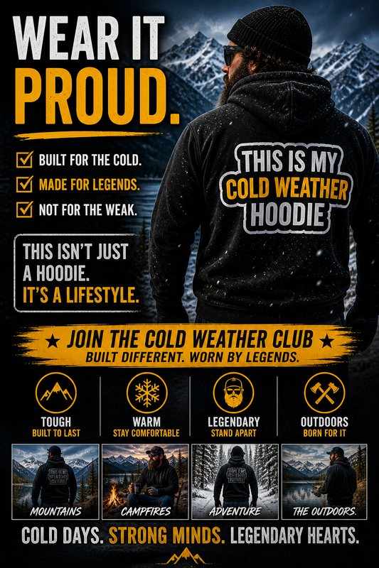 Crisp Brisk Frosty Chilly Frigid Hoodie, Funny Cold Weather Sweatshirt