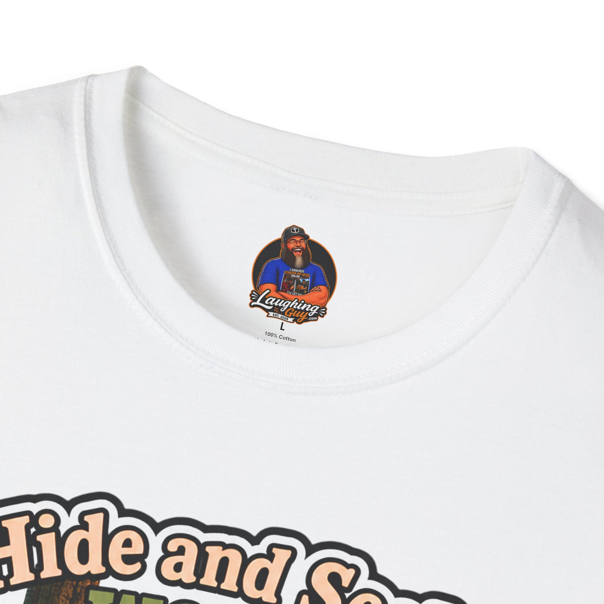 Hide and Seek World Champion Bigfoot T-Shirt, Funny Sasquatch Hiking Tee
