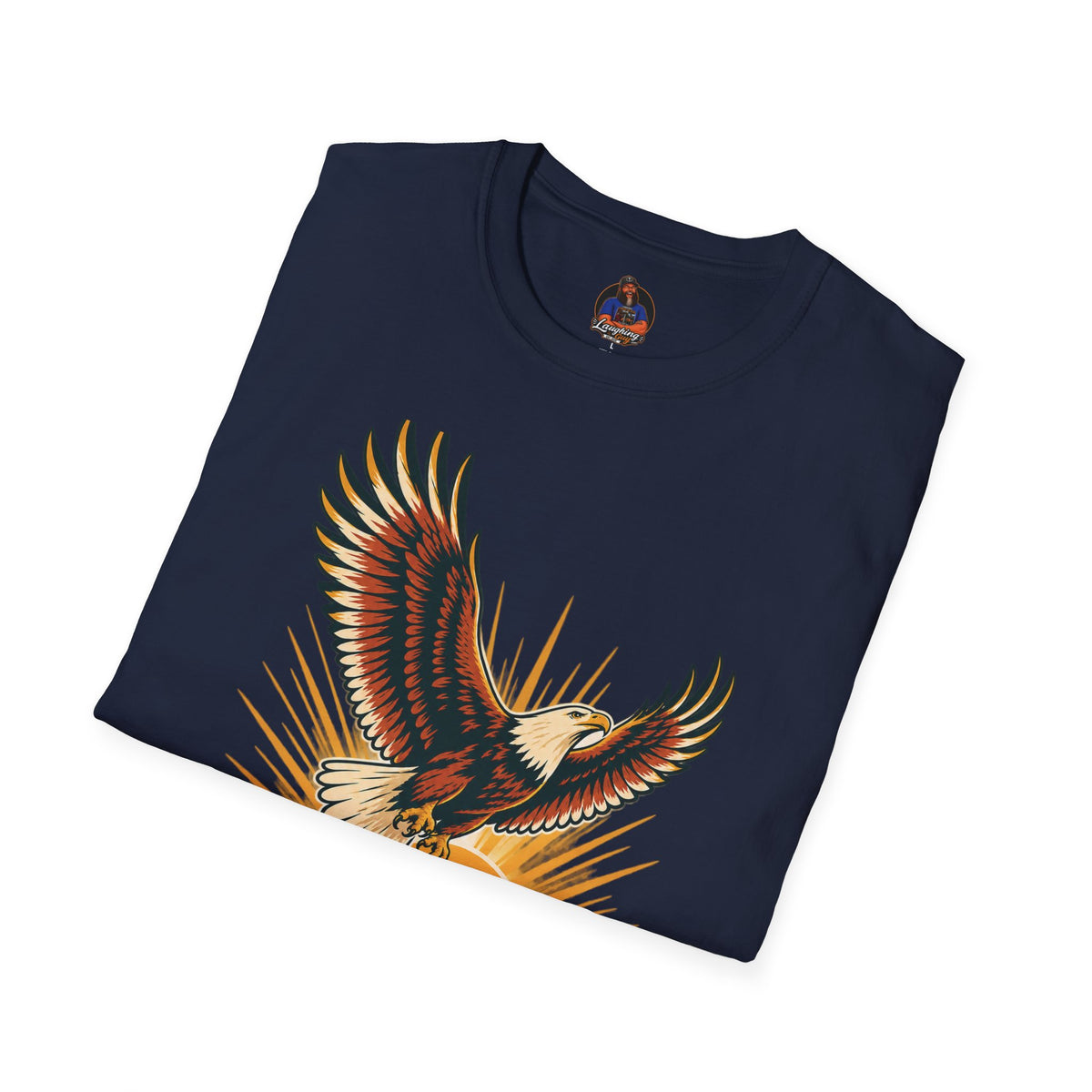 Isaiah 40:31 Eagle Shirt | Christian Mountain Graphic Tee | Renewed Strength Scripture T Shirt | Inspirational Faith Gift for Men and Women