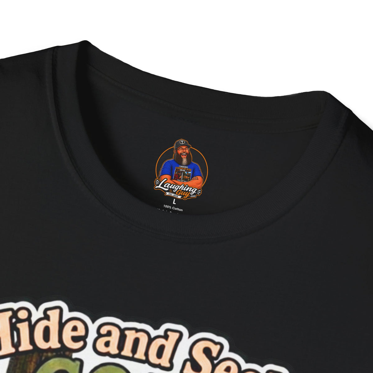 Hide and Seek GOAT Bigfoot T-Shirt, Funny Sasquatch Camping Tee
