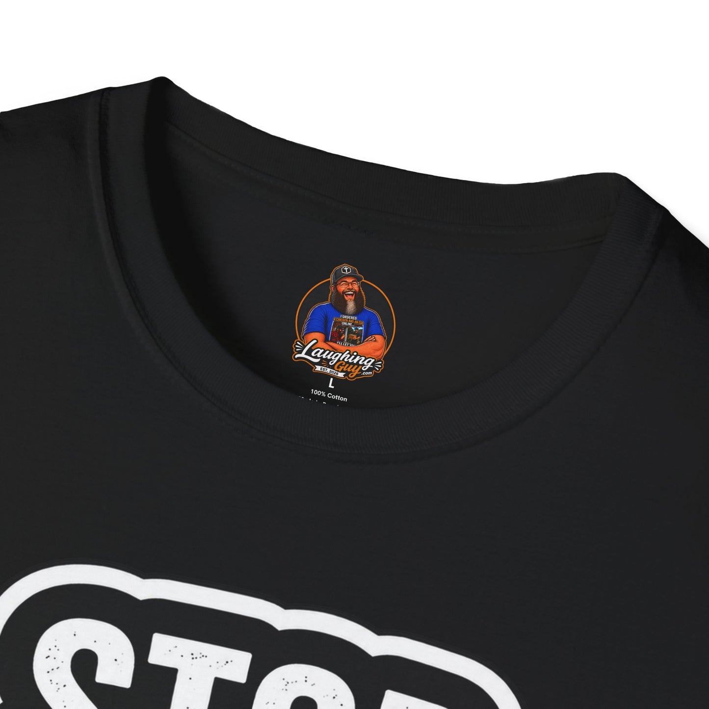 Stop Staring at My Shirt T Shirt | Funny Sarcastic Graphic Tee | Bold Humor Gift for Men Women | Casual Unisex Statement Top | Birthday Gift